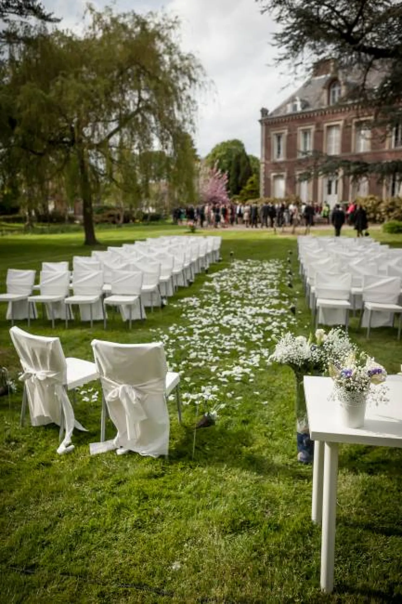 mariage dans un manoir