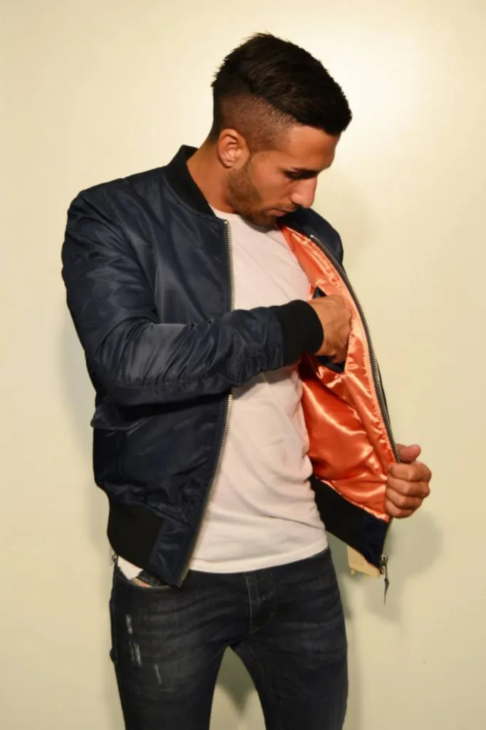 bombers Schott homme
