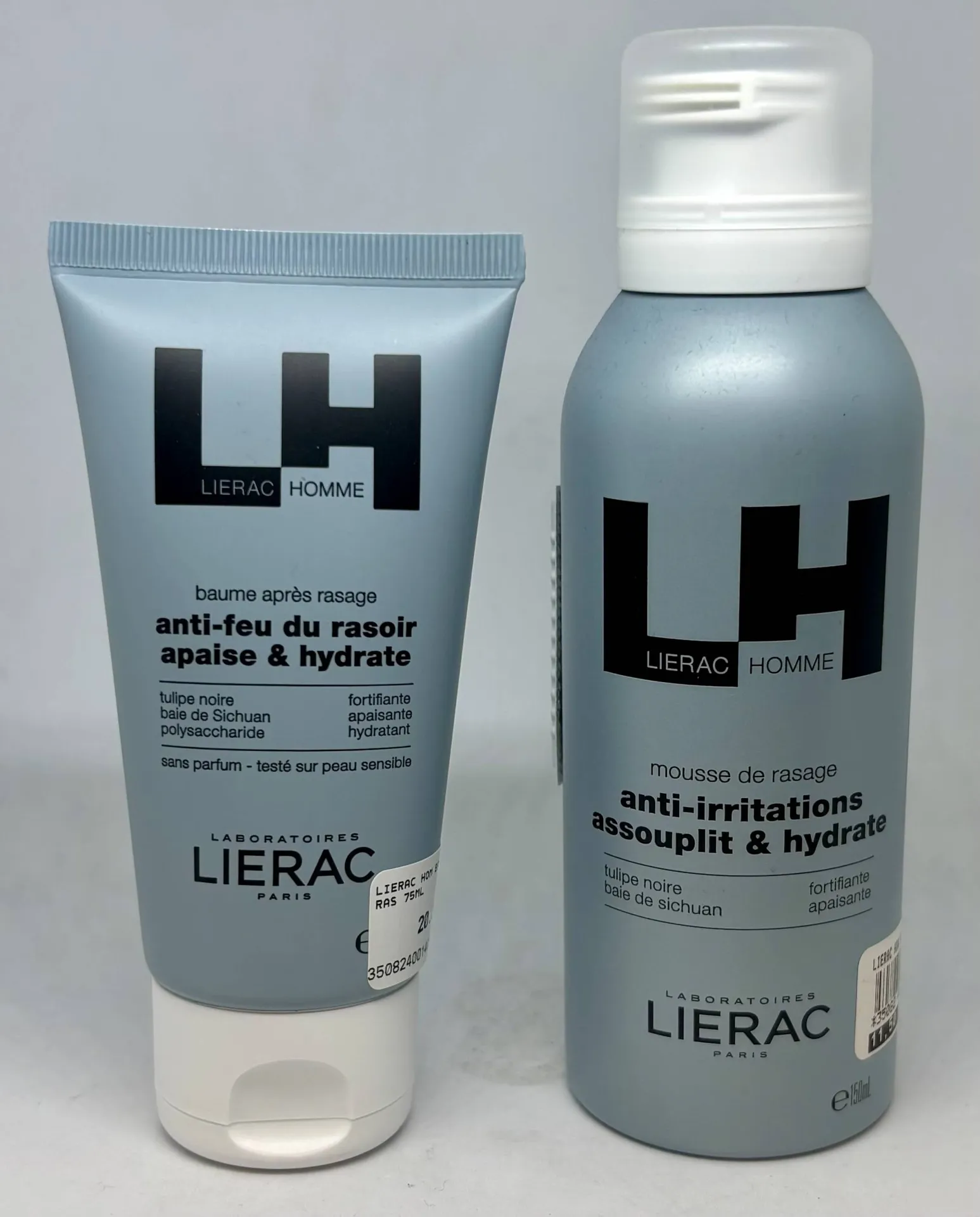 baume après rasage / mousse de rasage