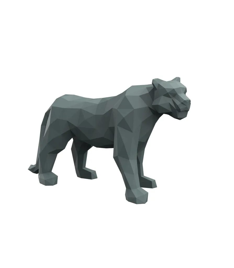 Statue panthère Origami Hyou design par Vondom disponible chez Ginette Design à Labège proche Toulouse