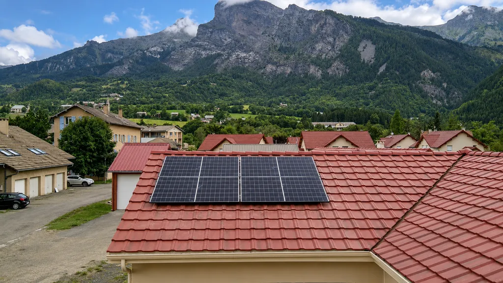 Installation photovoltaïque en toiture pour autoconsommation sans stockage dans le 05