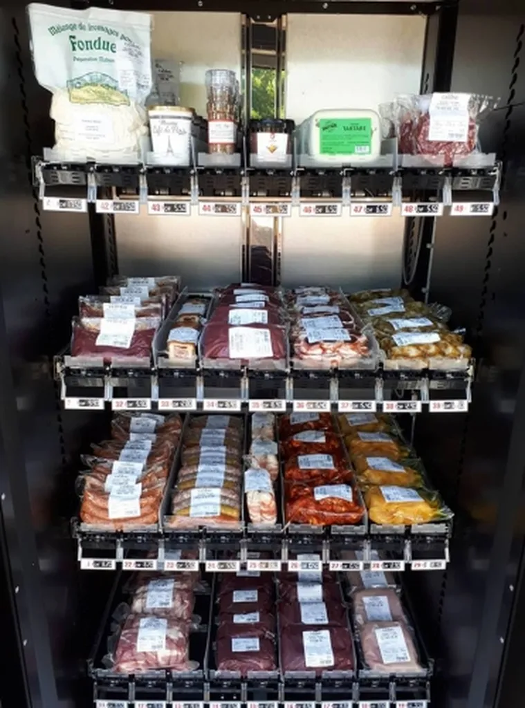 Vente de distributeur automatique pour boucherie charcuterie traiteur et casiers connectés pour fromagerie partout en France entière
