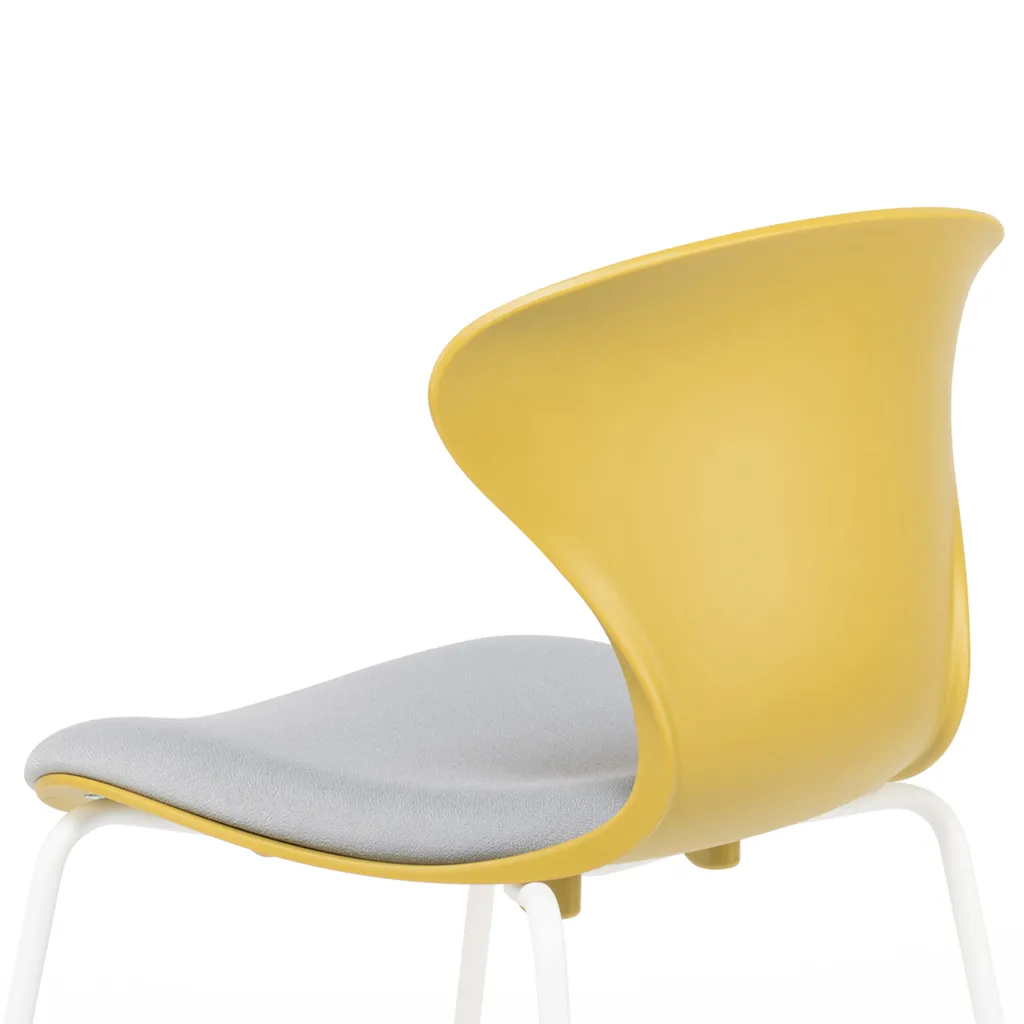 Tabouret GINNY : tabouret haut ergonomique en acier et polypropylène, mobilier modulable pour coworking, salles de pause et espaces éducatifs en PACA, Marseille