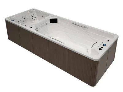 Spa de nage Swimspa Dual, un espace de détente et d'entraînement pour toute la famille. - MCR Piscines et Spas - Gard