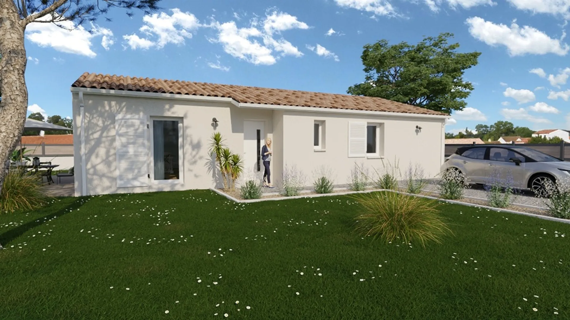 Maison plain pied de 90 m²