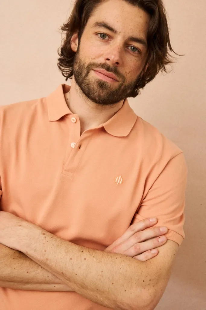 Polo Gaston en coton bio JAQK - Élégance décontractée et éthique chez La Suite by Urban Chic à Dieppe