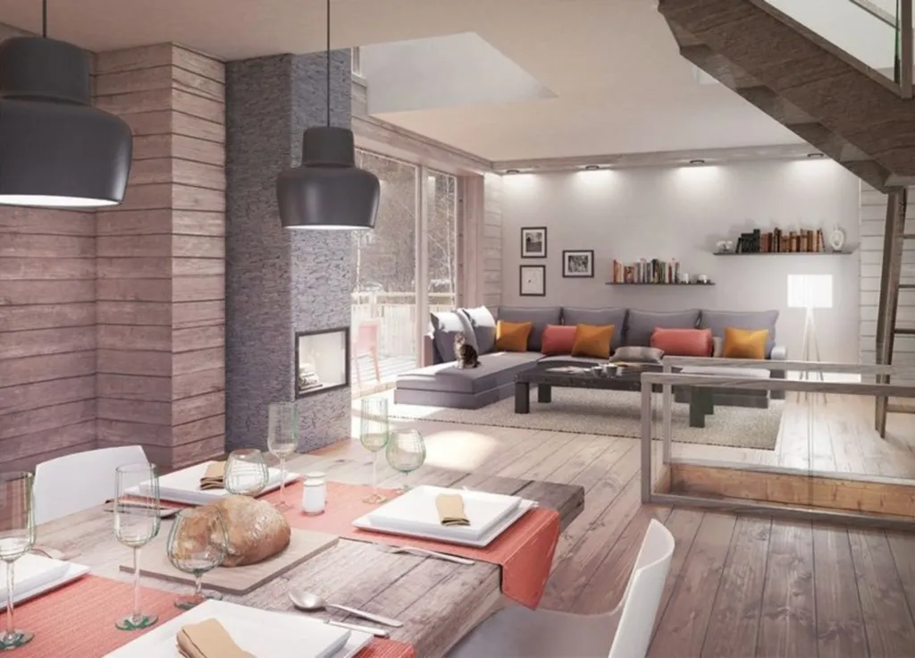 chalet montagne livré meublé et équipé kit meuble premium