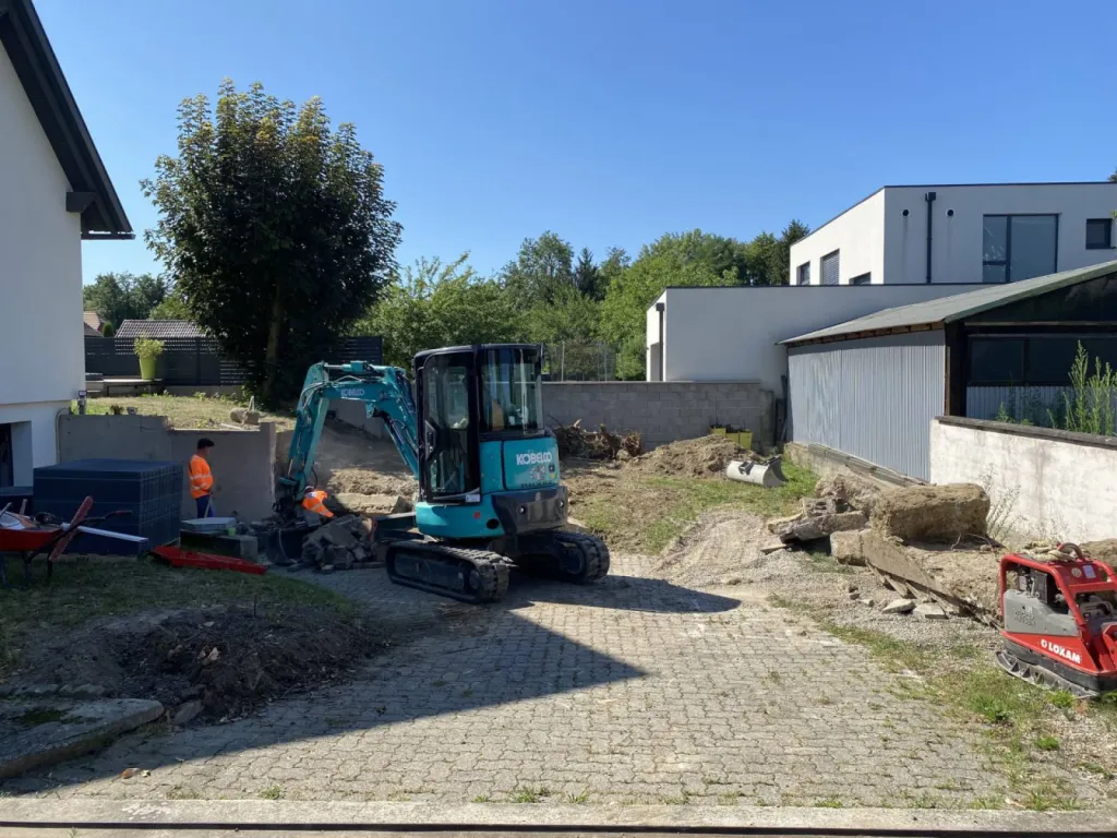 Cour enrobé maison à Strasbourg CLK
