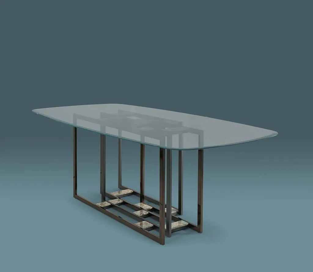 table à manger plateau verre trempé toulon