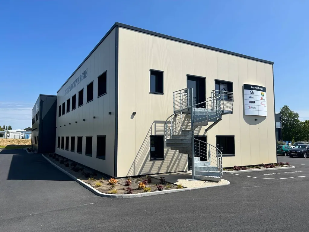 Construction d'un hôtel d'entreprises Eco Parc Energie à Saint-Léonard, proche Fécamp (76)