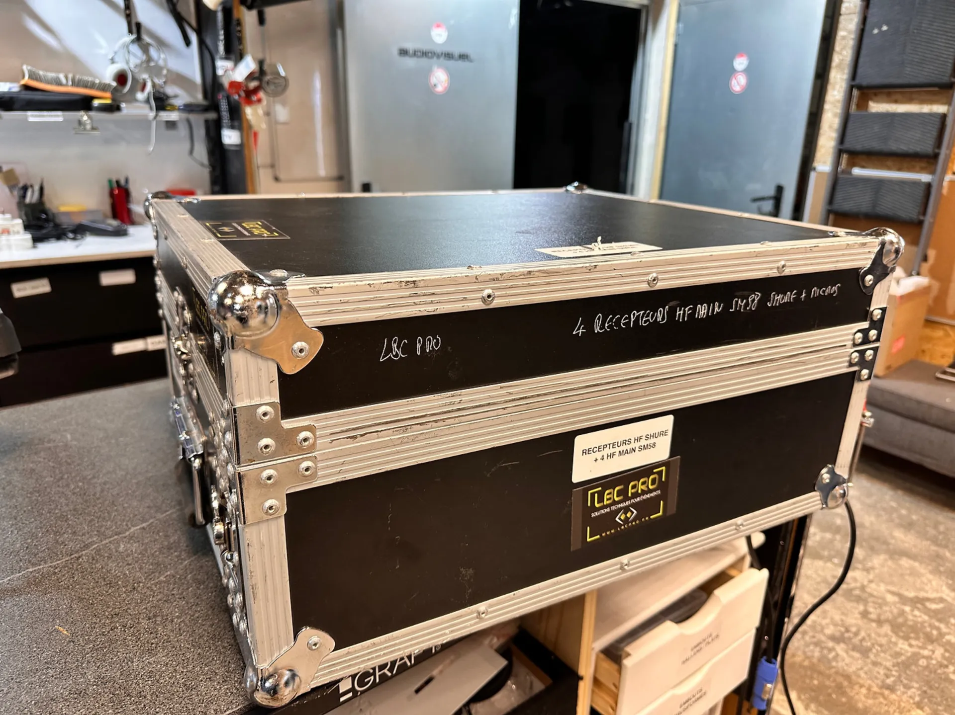 PACK 4 MICROS HF MAIN SHURE SM 58