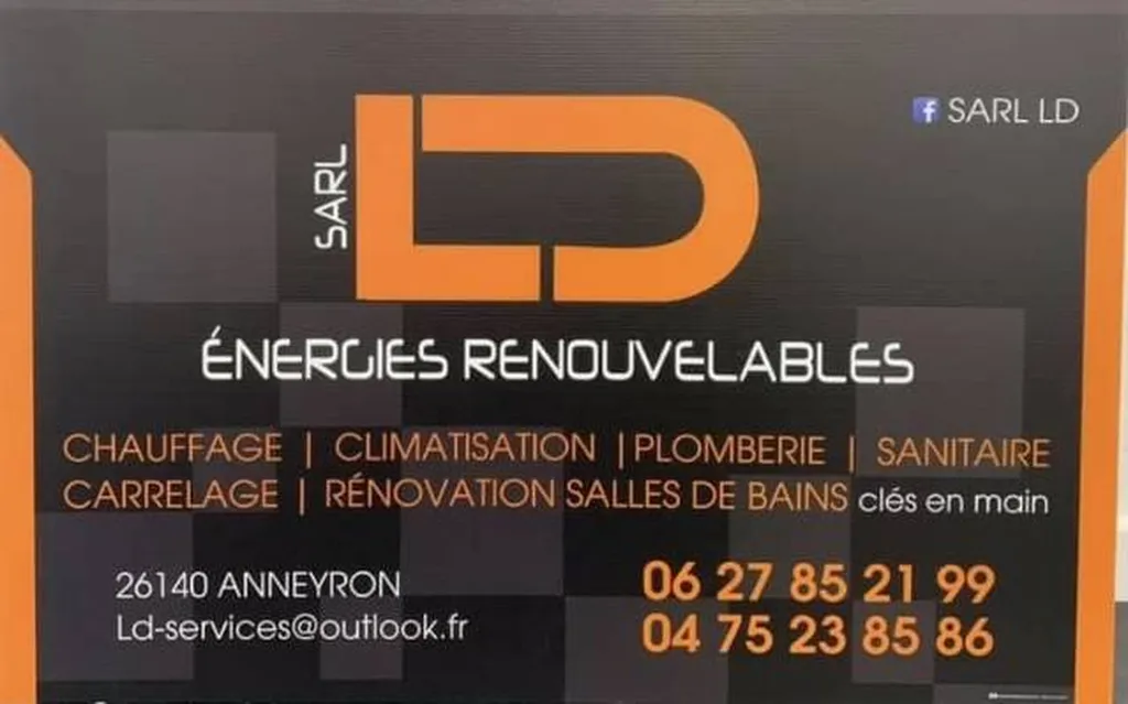 Chauffage, plomberie, carrelage à Anneyron entre Lyon et Valence SARL LD