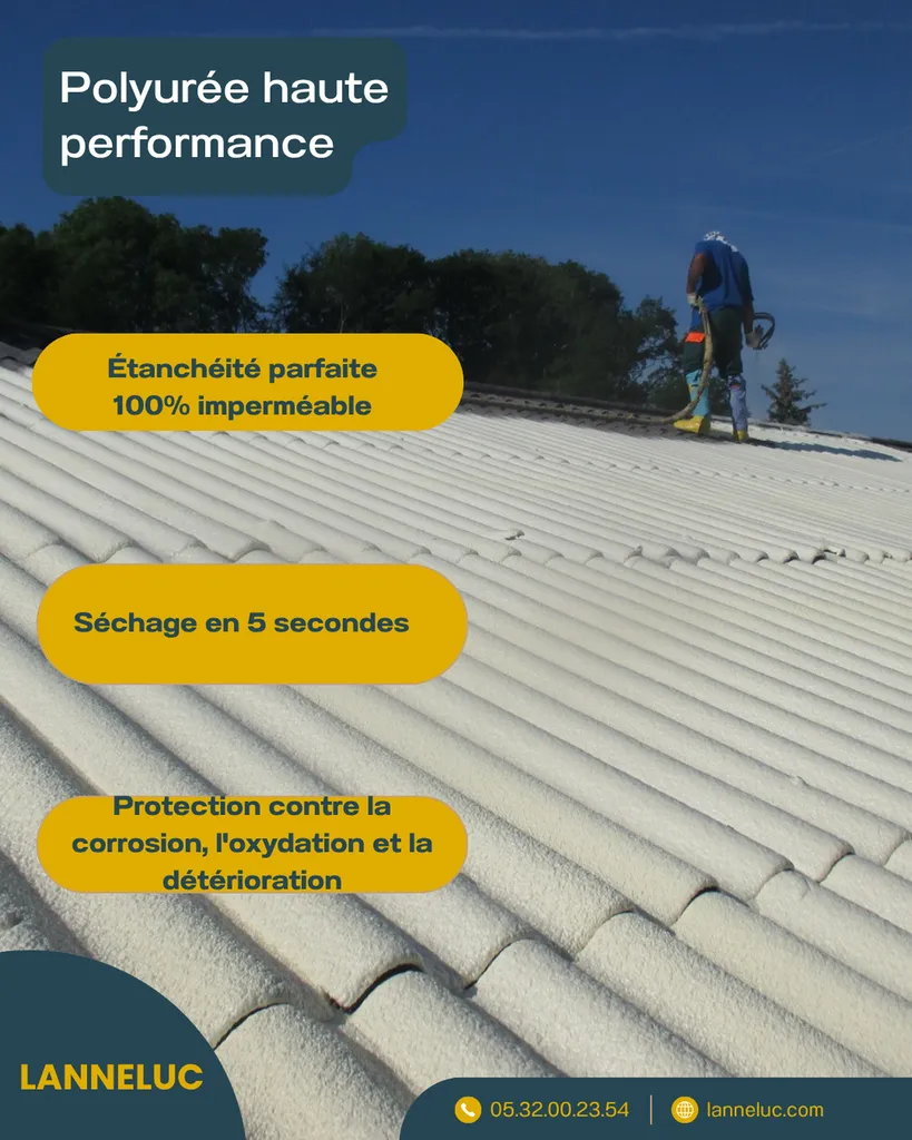 Étanchéité et encapsulage de toiture en fibrociment, solution pour rénover sans désamiantage et protéger durablement les bâtiments à Bordeaux