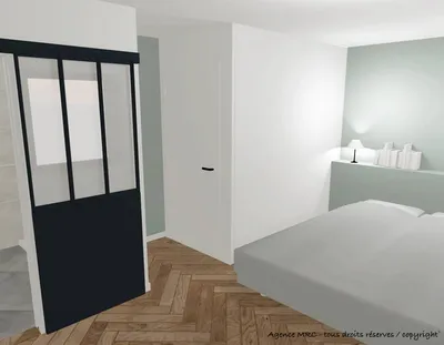 architecte d' intérieur pour rénover et décorer une villa sur region d' Aix-En-Provence suite parentale fille