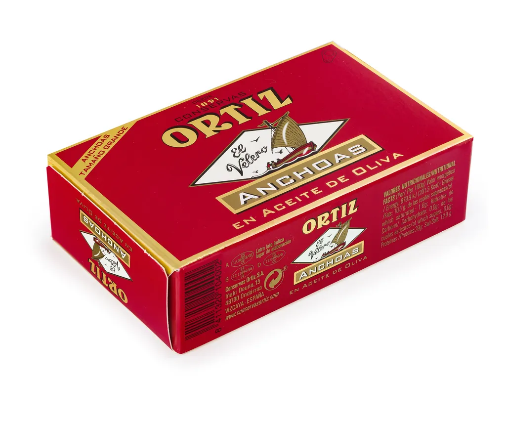 O49 - Anchois, boîte métal 100g, 