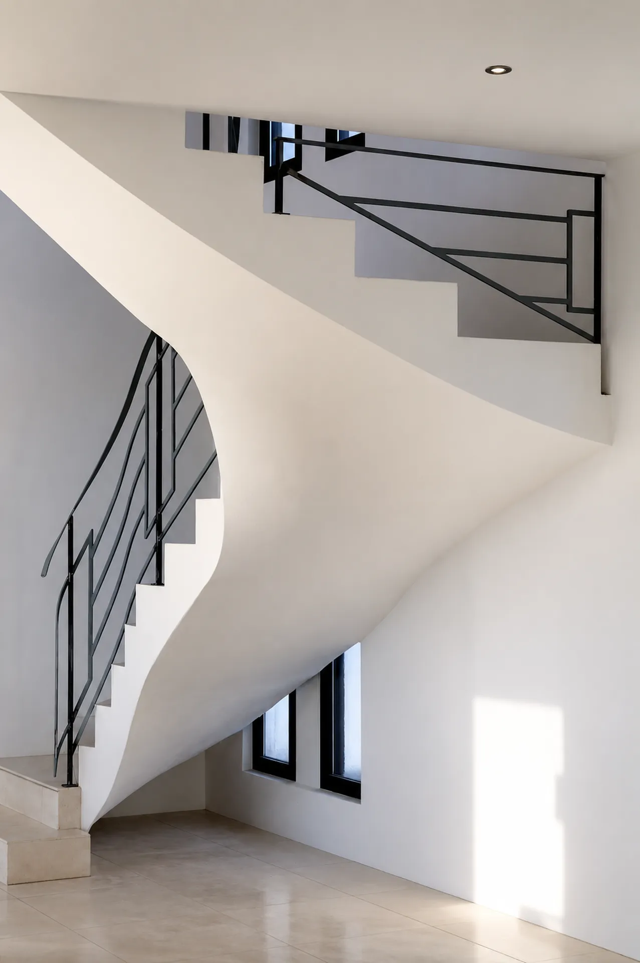 Escalier béton architectural 