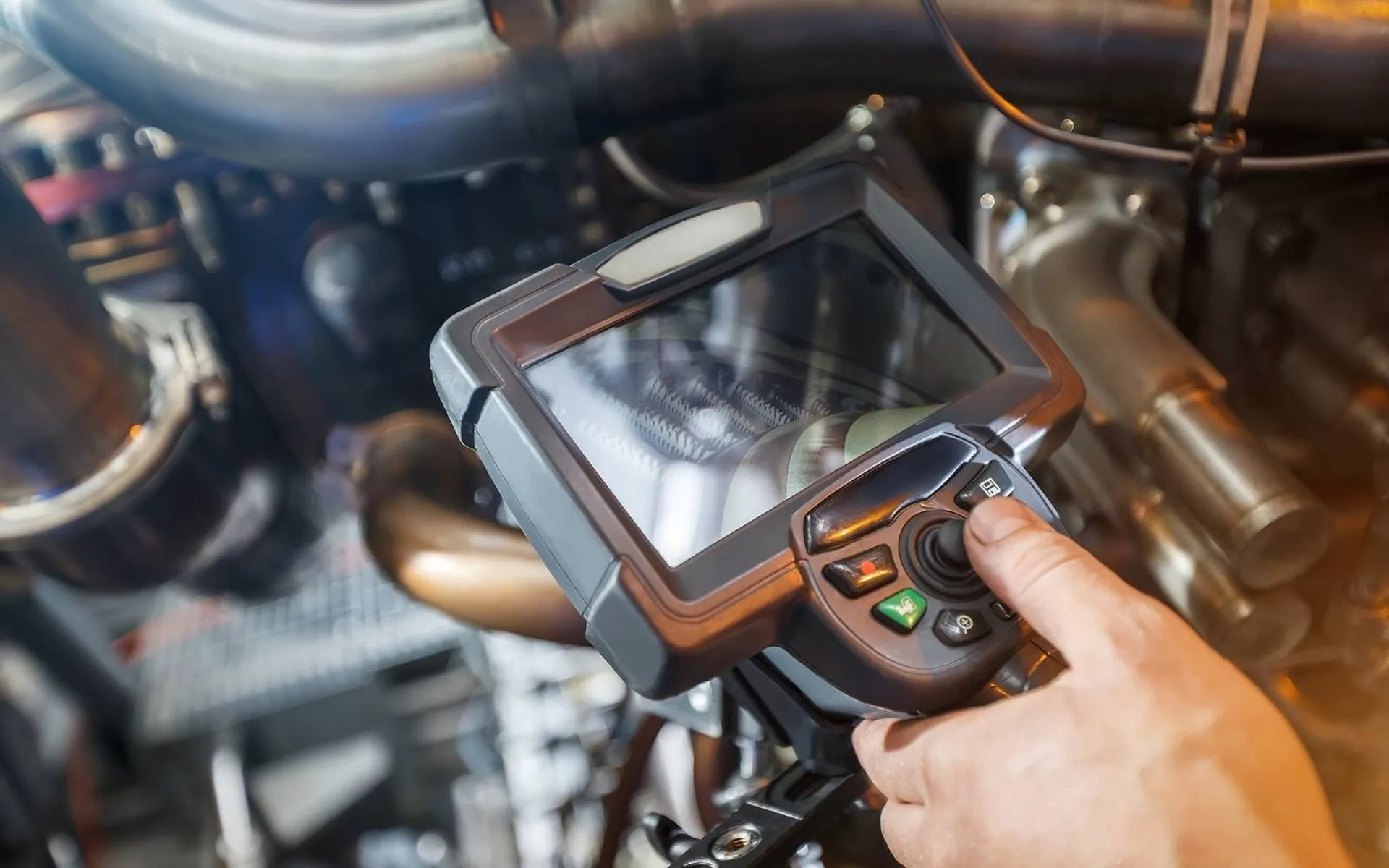 Diagnostic de canalisations par BP Chemisage avec caméra orange