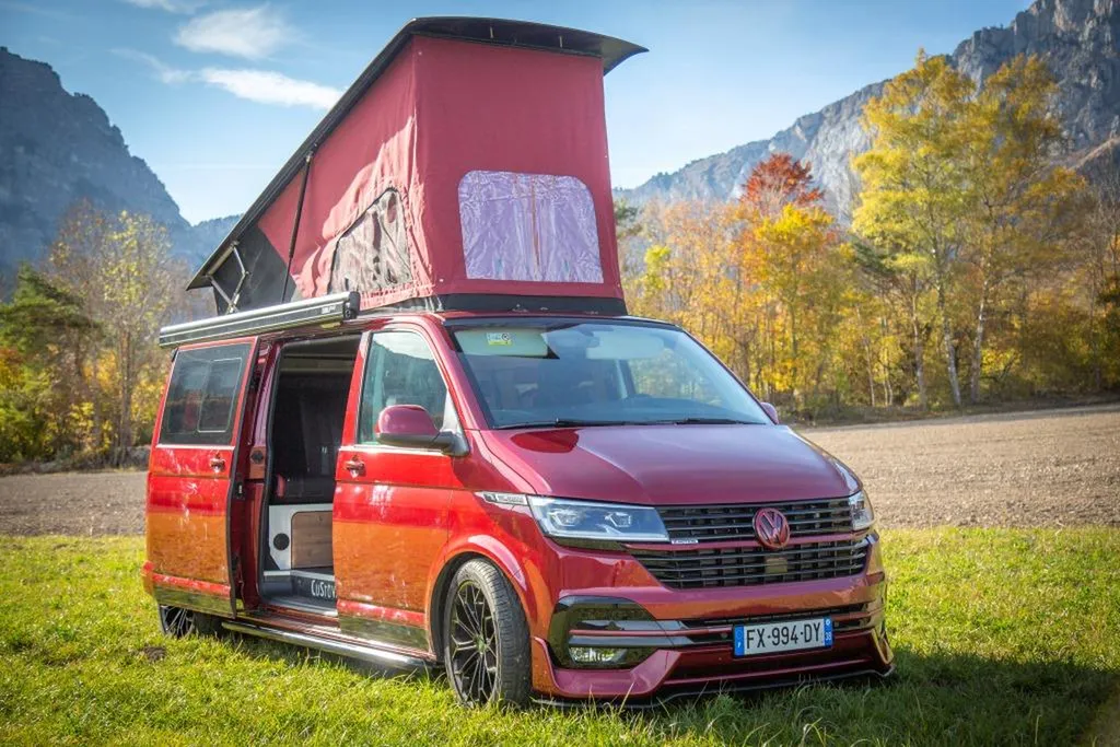 Installation toit relevable VW T6.1 Long à Marseille