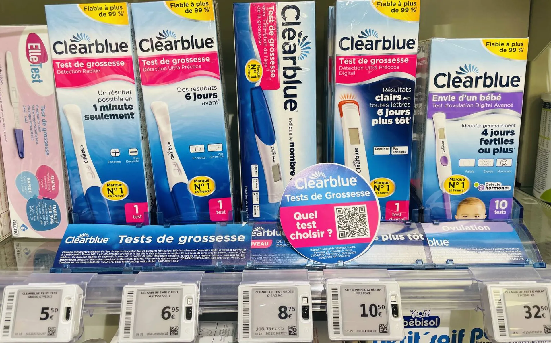 test de grossesse fiable en pharmacie