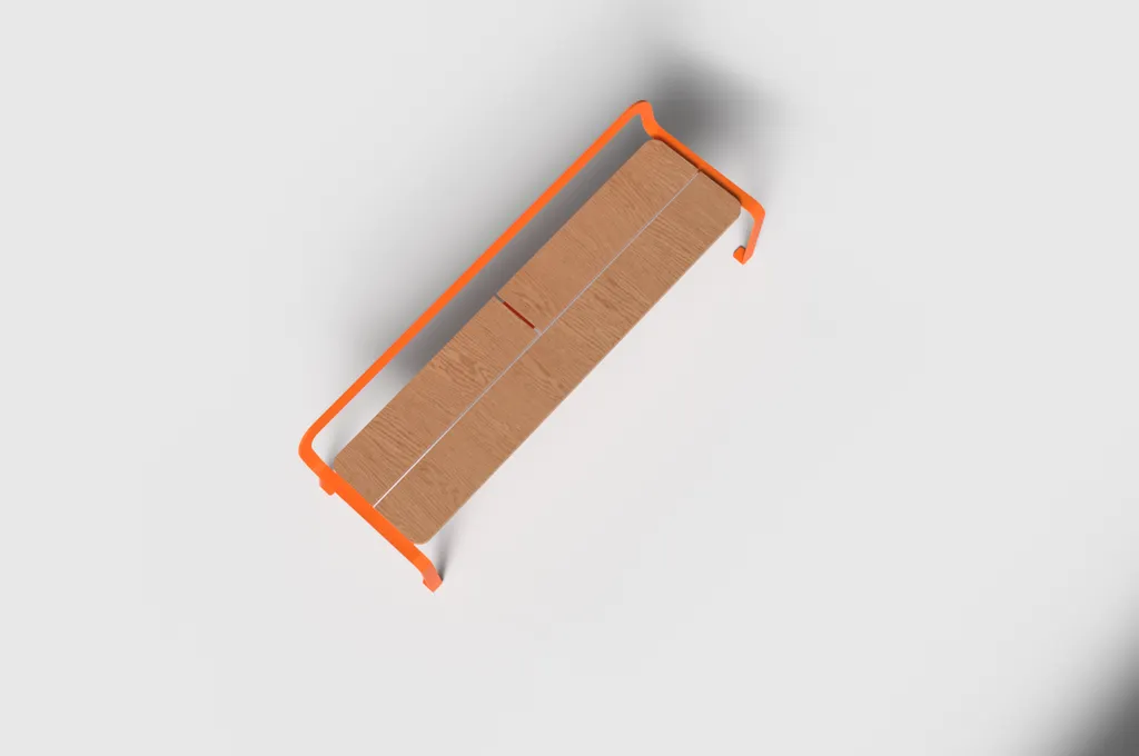 LOEN : banc avec dossier épuré