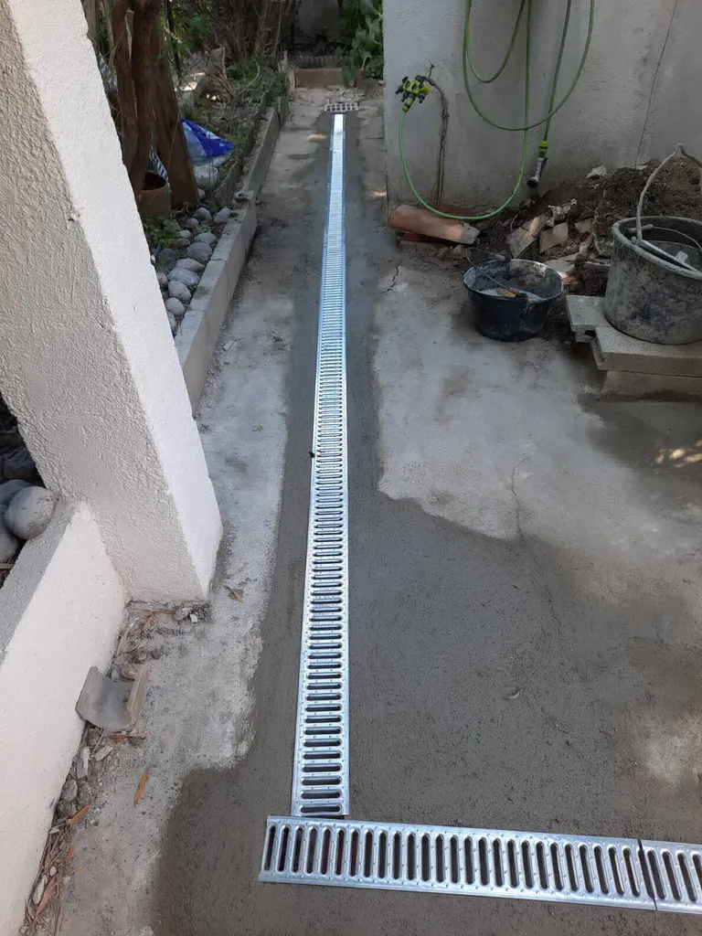 Évacuation des eaux pluviales terrasse