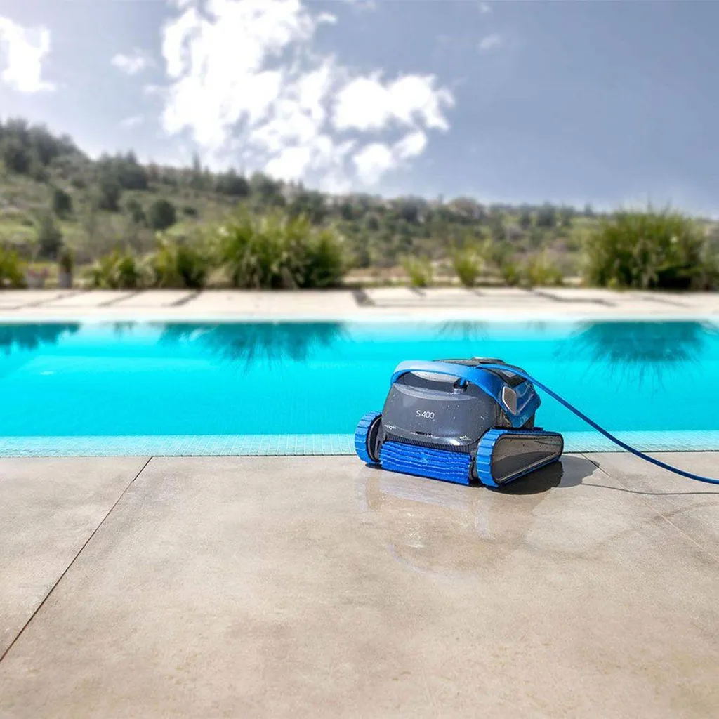 Robot de piscine Maytronics - Dolphin S400 - Aquarev'Piscines - Montfuron 04110