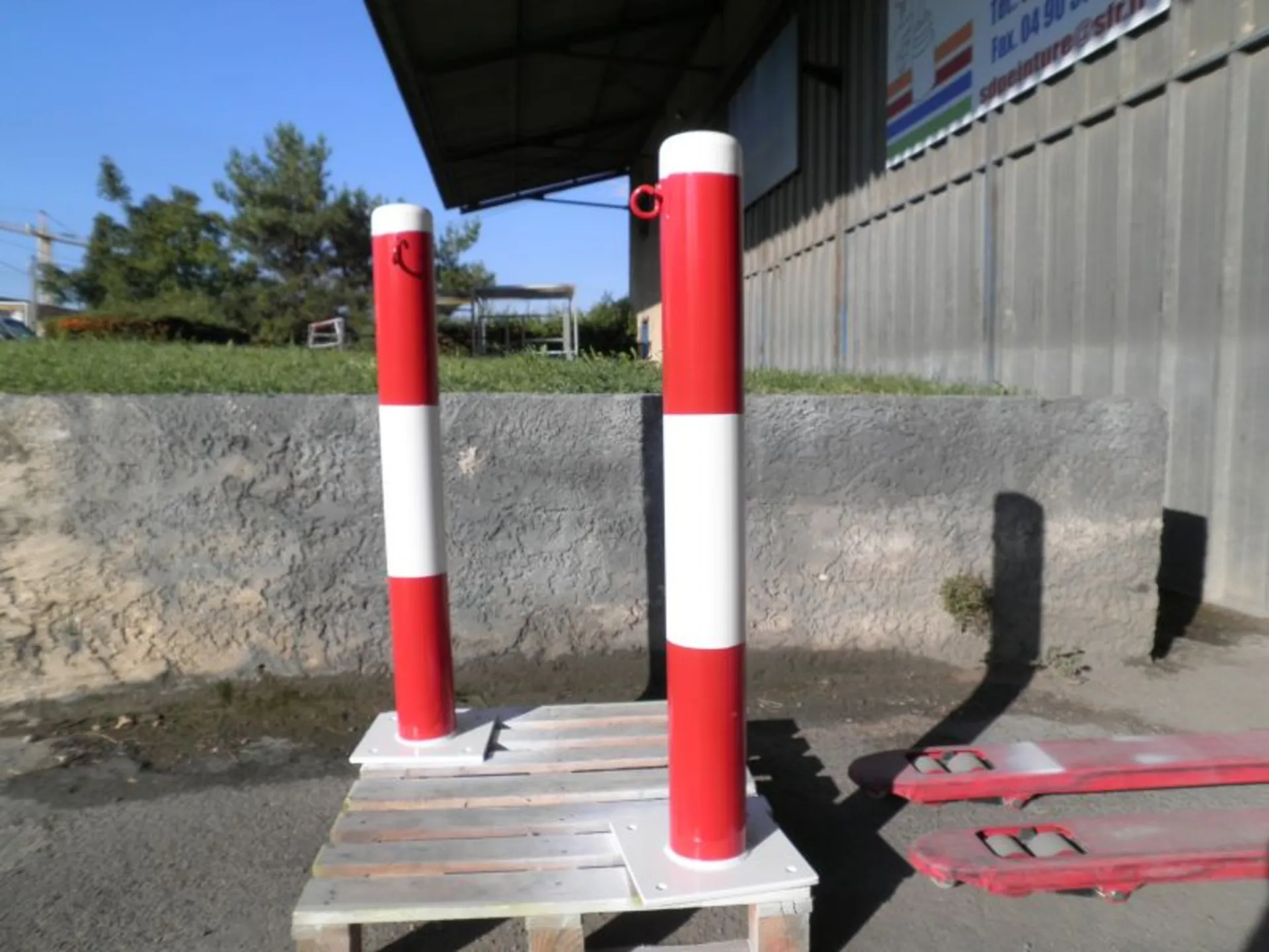 Thermolaquage Bornes bi-color