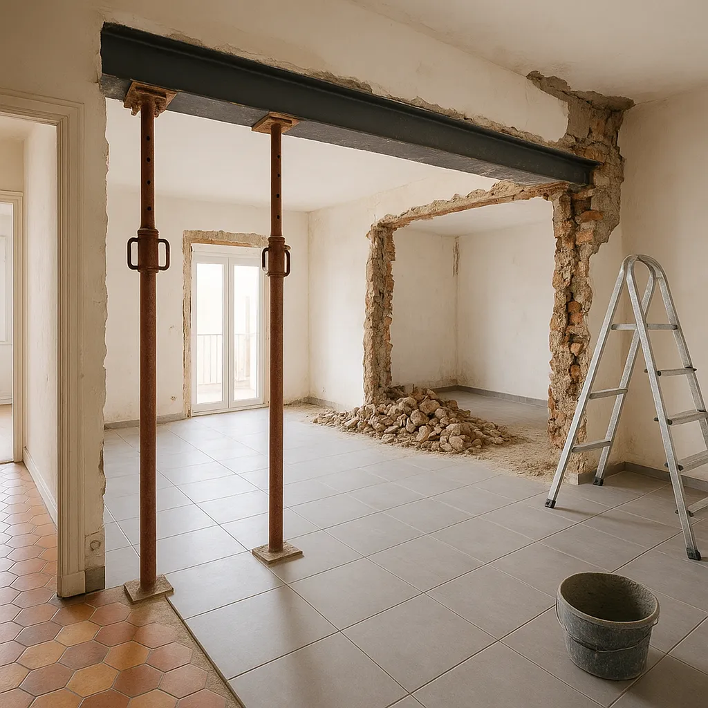 Rénovation intérieure pour appartements anciens [Montpellier] : estimation de la pose de carrelage, adaptation du plan de maison