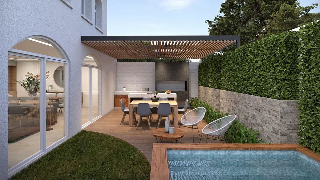 Pergola bioclimatique aluminium à Bordeaux sur mesure avec coloris personnalisés et finition thermolaquée