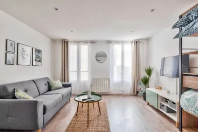 Shooting photo d'un appartement pour Airbnb à Pontoise dans le Val d'Oise