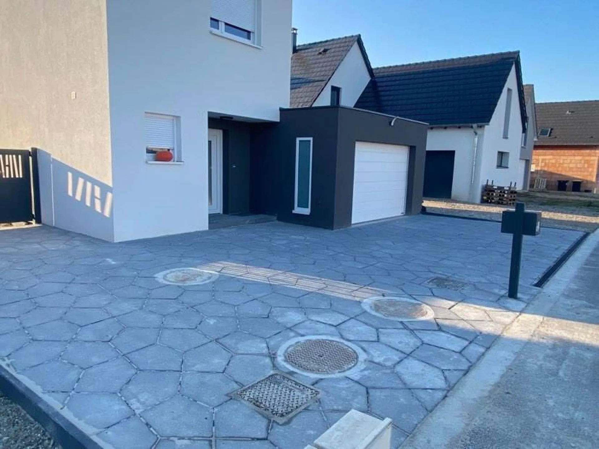 Pavé pour maison individuelle à Schirrhoffen, près de Schirrhein