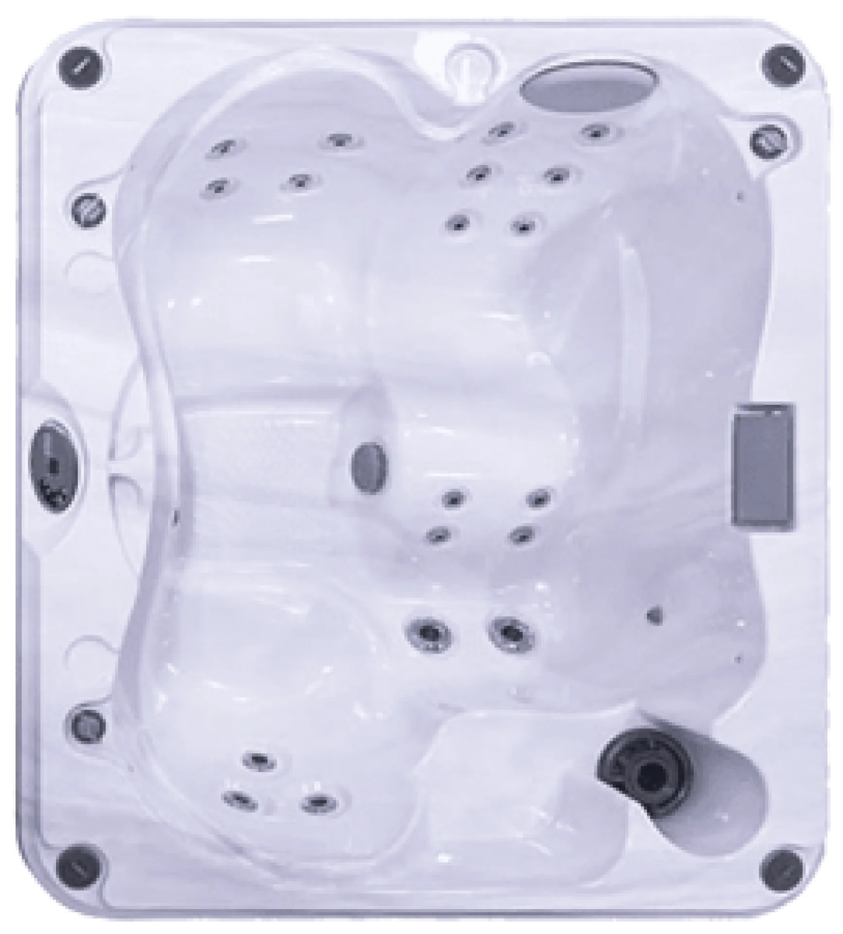 Spas Jacuzzi® J-215 : Le spa compact, haut de gamme et convivial