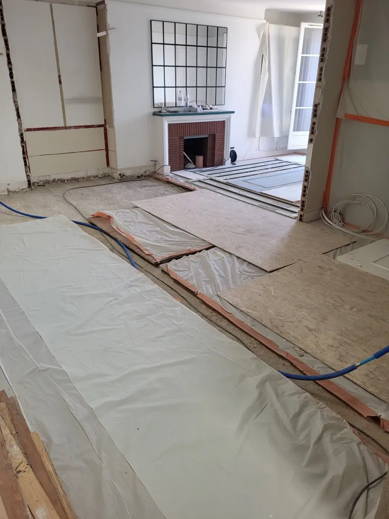 enlèvement de brique dans un appartement