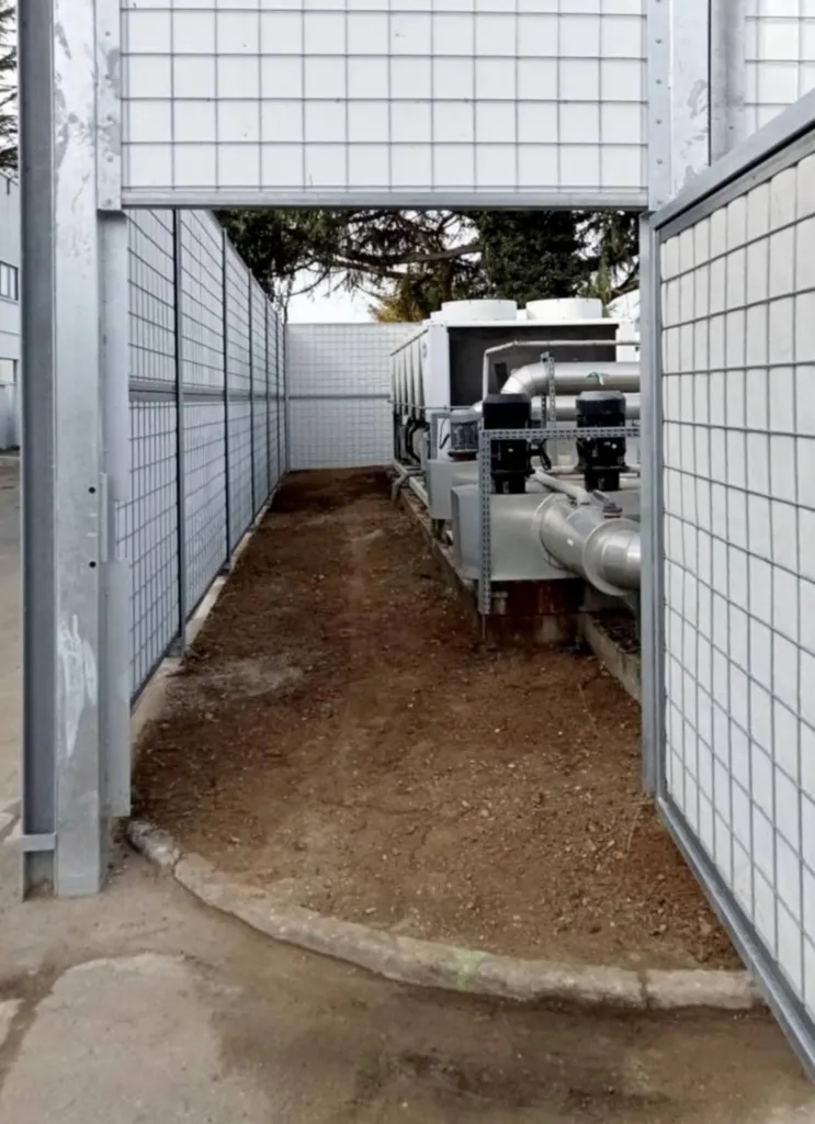 Protection anti bruit d'un groupe froid en région Havraise 76