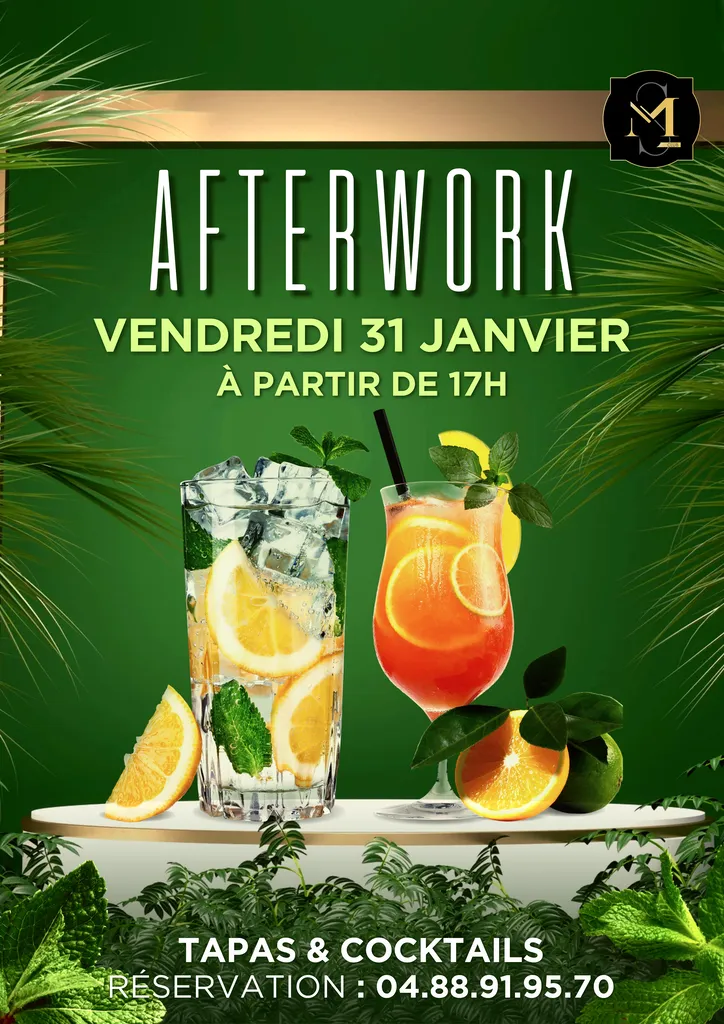 Afterwork Vendredi 31 janvier à partir de 17h