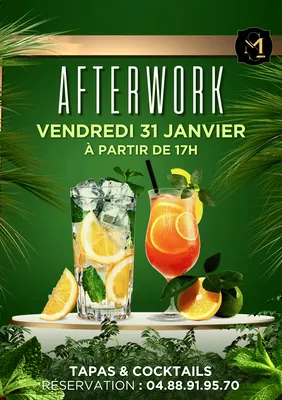 Afterwork Vendredi 31 janvier à partir de 17h