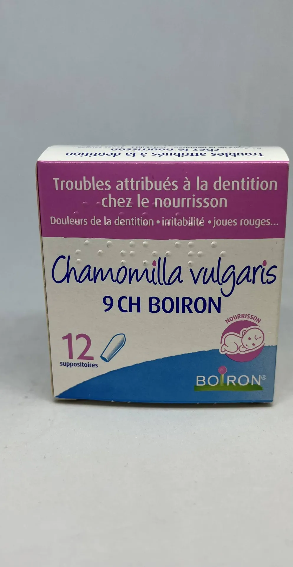 suppositoire pour les trouble associe a la pousse des dent chez le nourrisson pharmacie Panetta