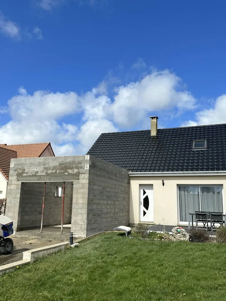 Maître d’œuvre pour la transformation d’un garage en pièce de vie proche d’Yvetot 76 en Normandie