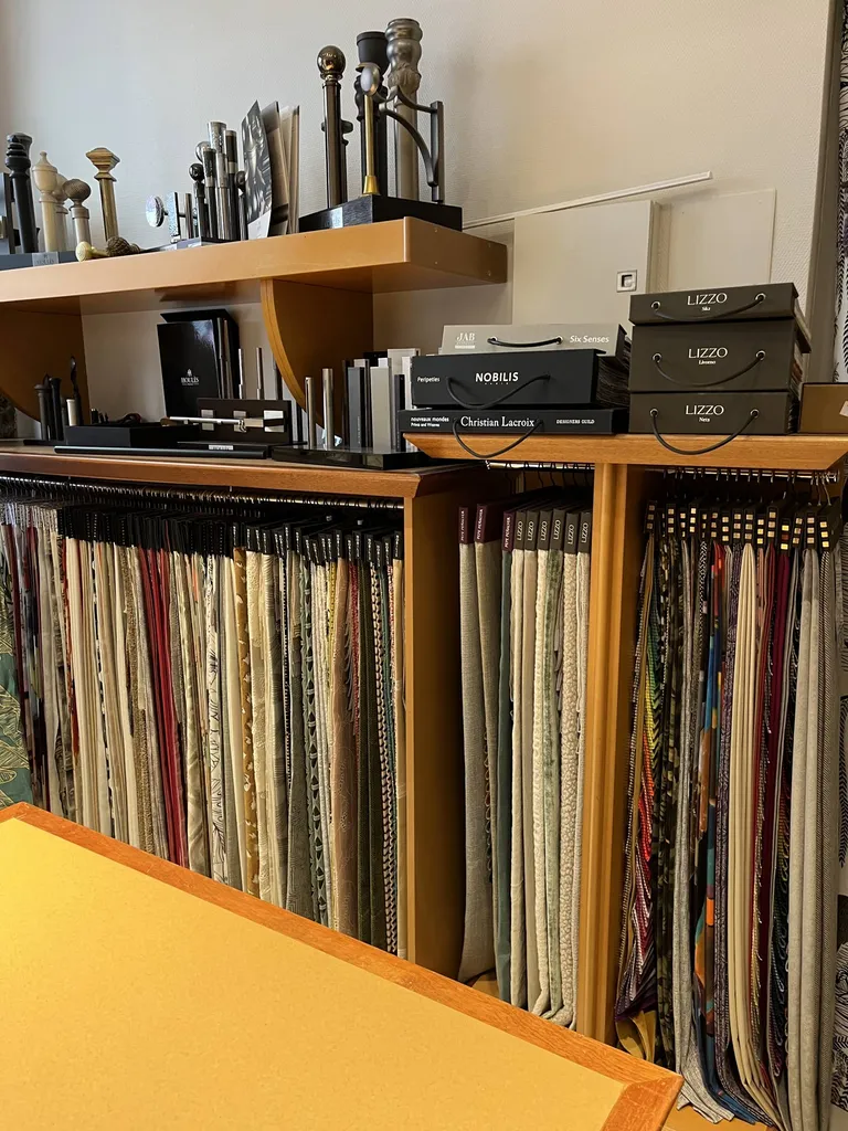 Show room de tissus et voilage en Rhone Alpes