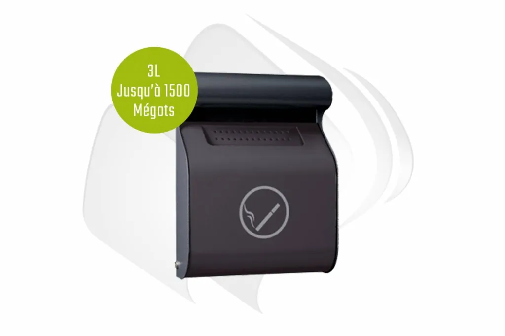 cendrier mural extérieur 3L