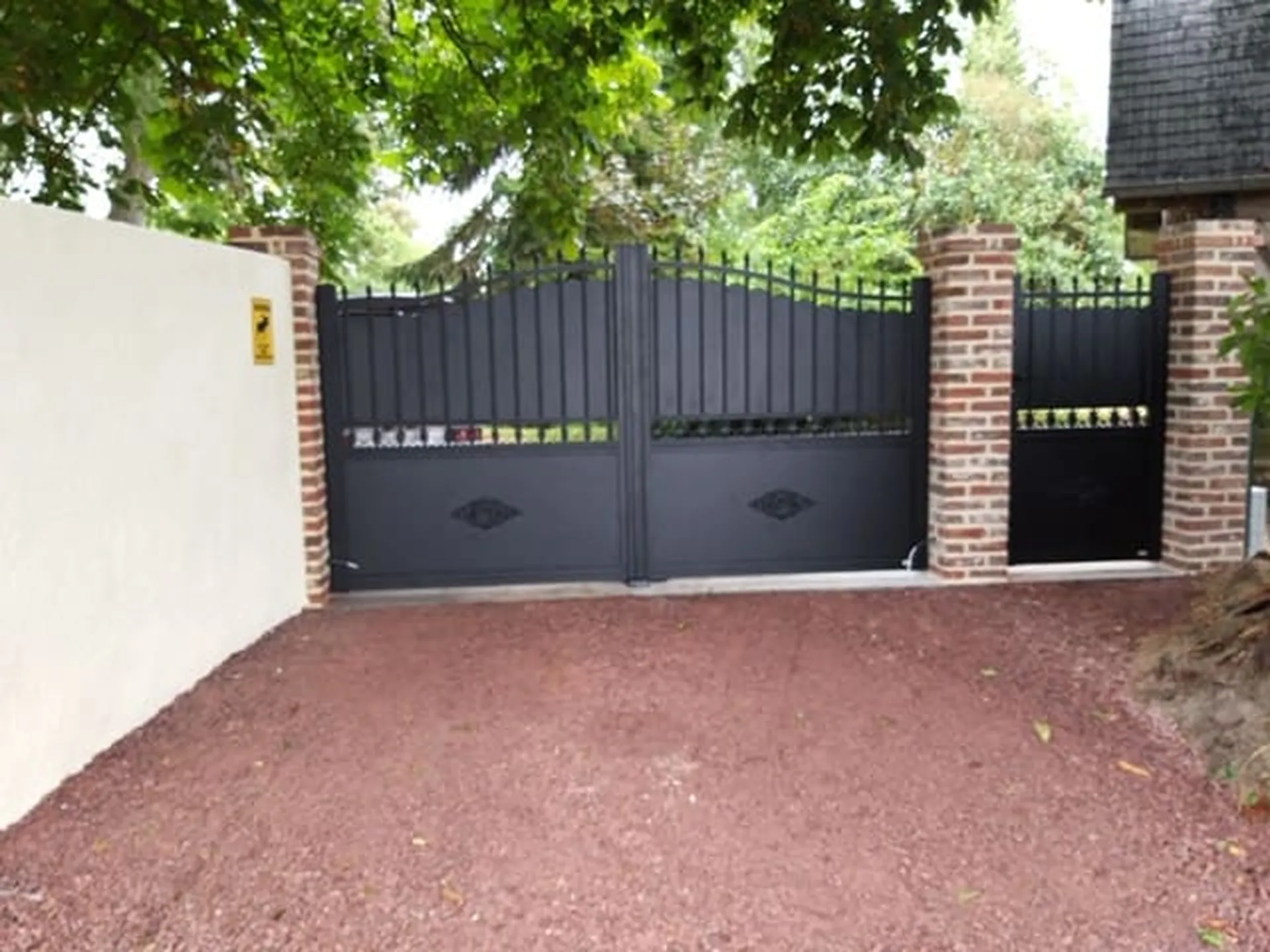 installation portail en alu style rétro proche Lisieux 14