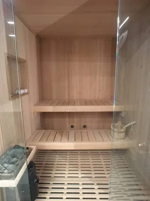 cabine sur mesure de sauna bois