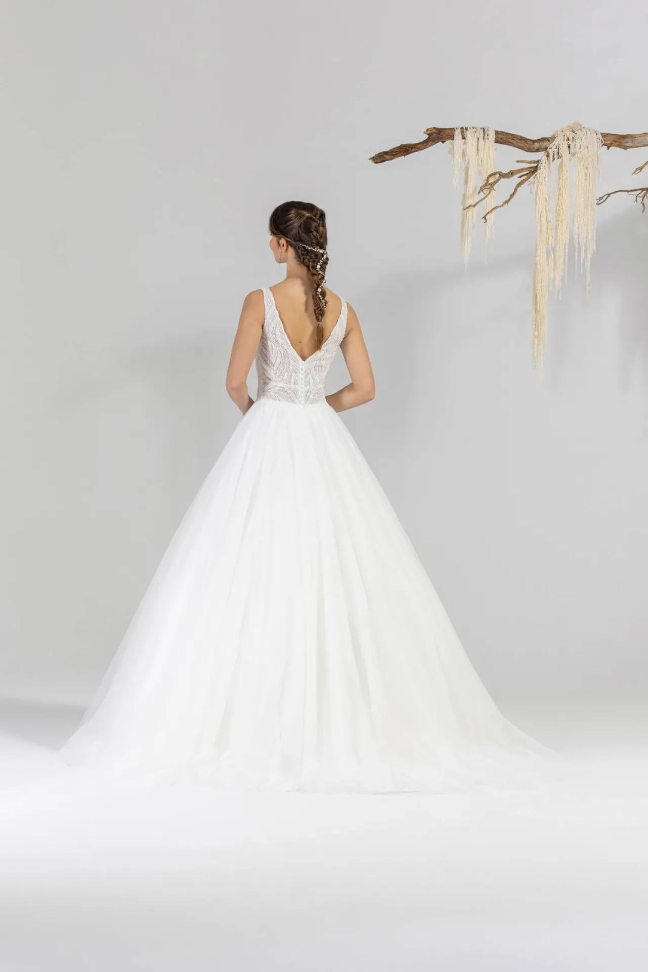 robe de mariée princesses dos nu